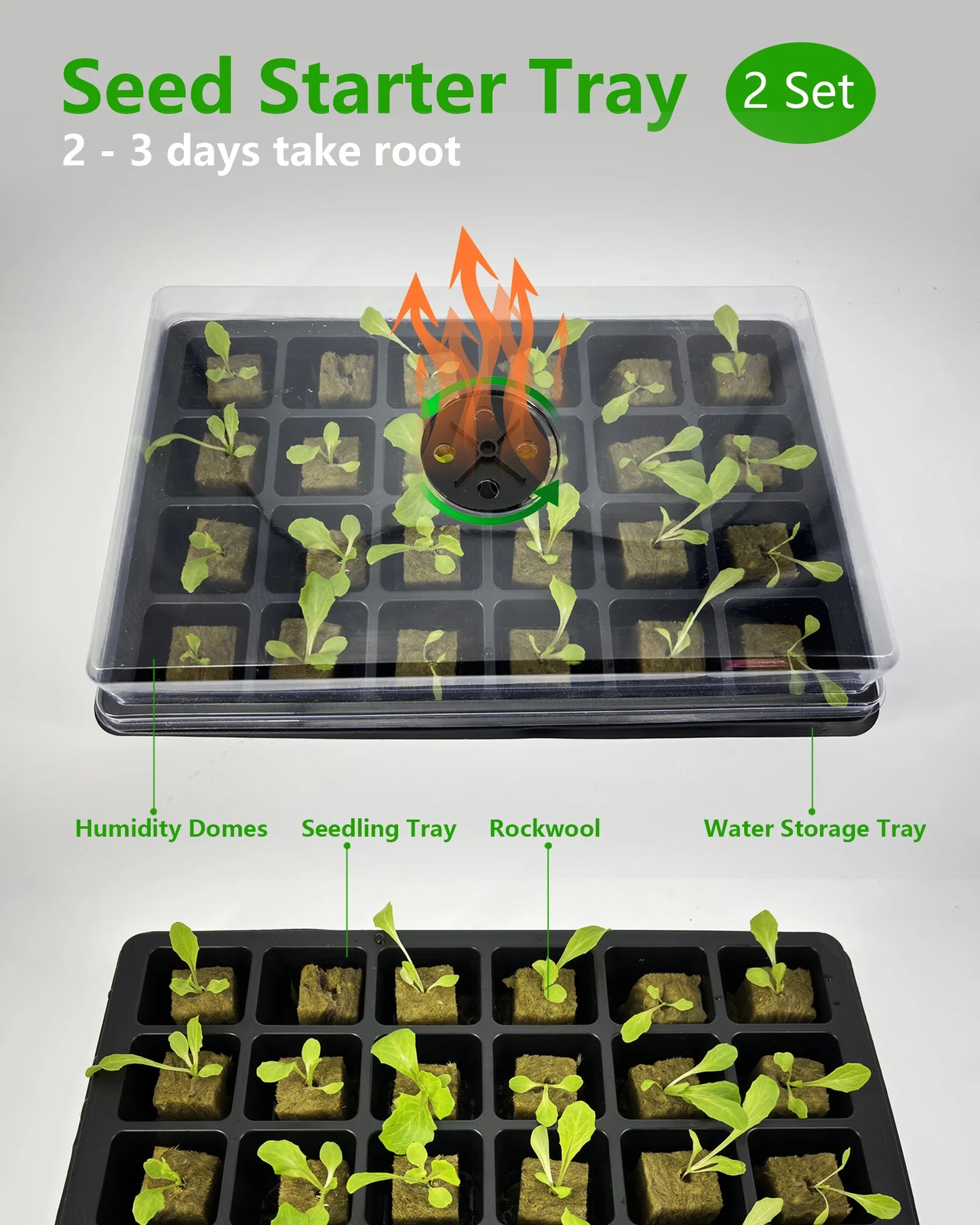 45 Pod Vertical Hydroponics Tower With Full Spectrum Light - Wild Paw Outdoors