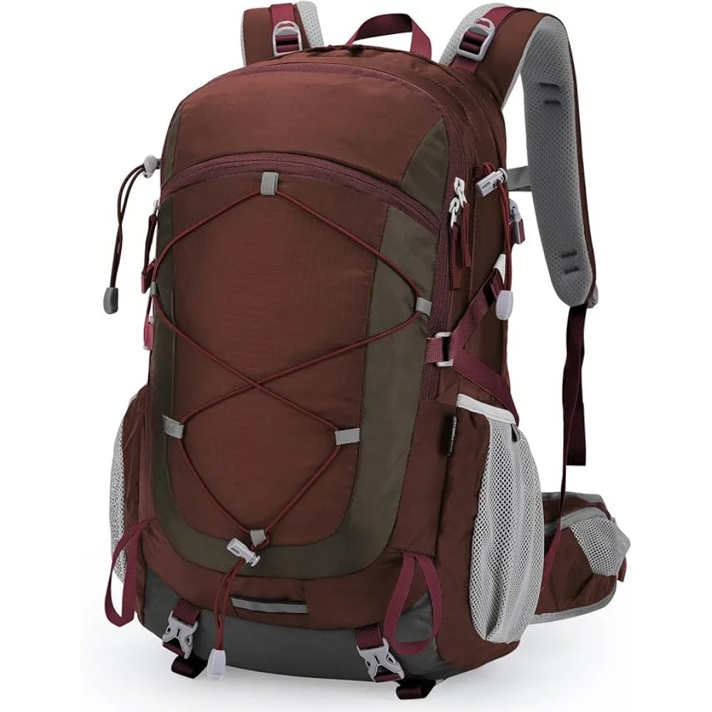 40L Hiking Backpack Travel Daypack with Rain Cover for Outdoor Camping and Backpacking - Wild Paw Outdoors