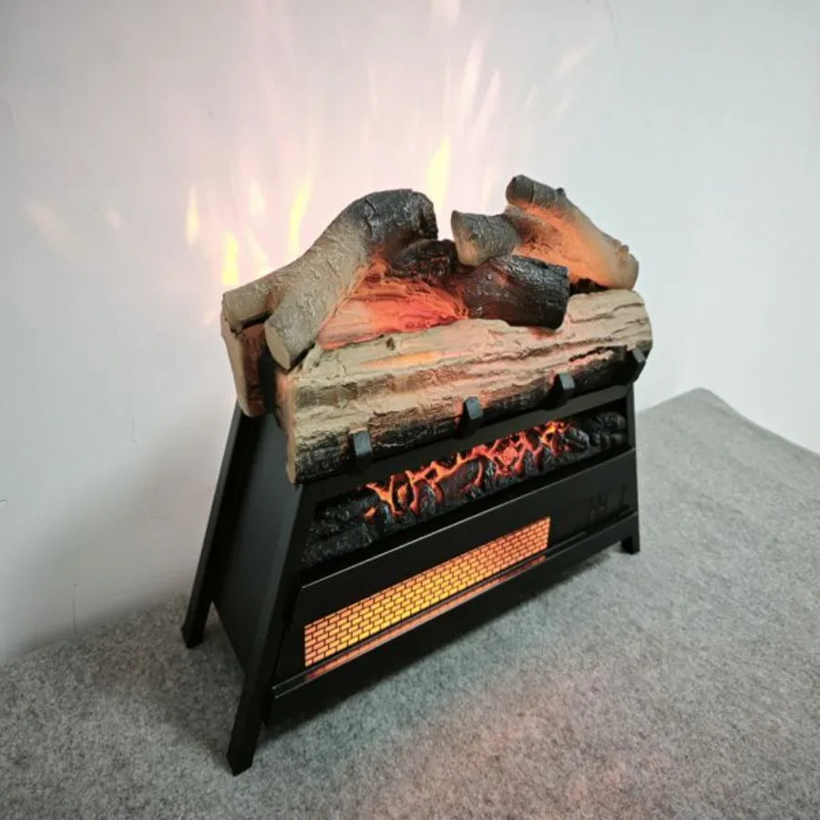 23 Inch Electric Fireplace 3D Log Set Infrared Heater