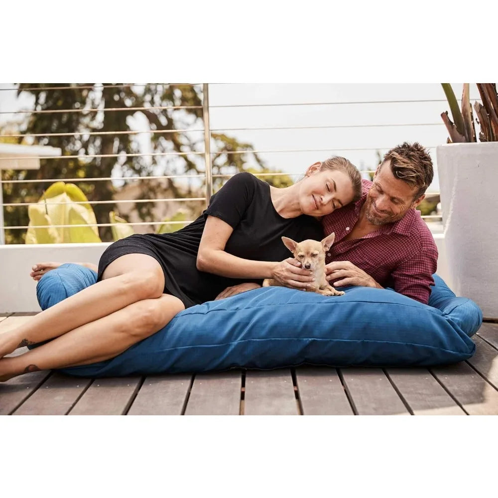 Tough Bolster Nesting Pillow X-Large Sofa Dog Bed with Removable Washable Cover Durable Water Resistant - Wild Paw Outdoors