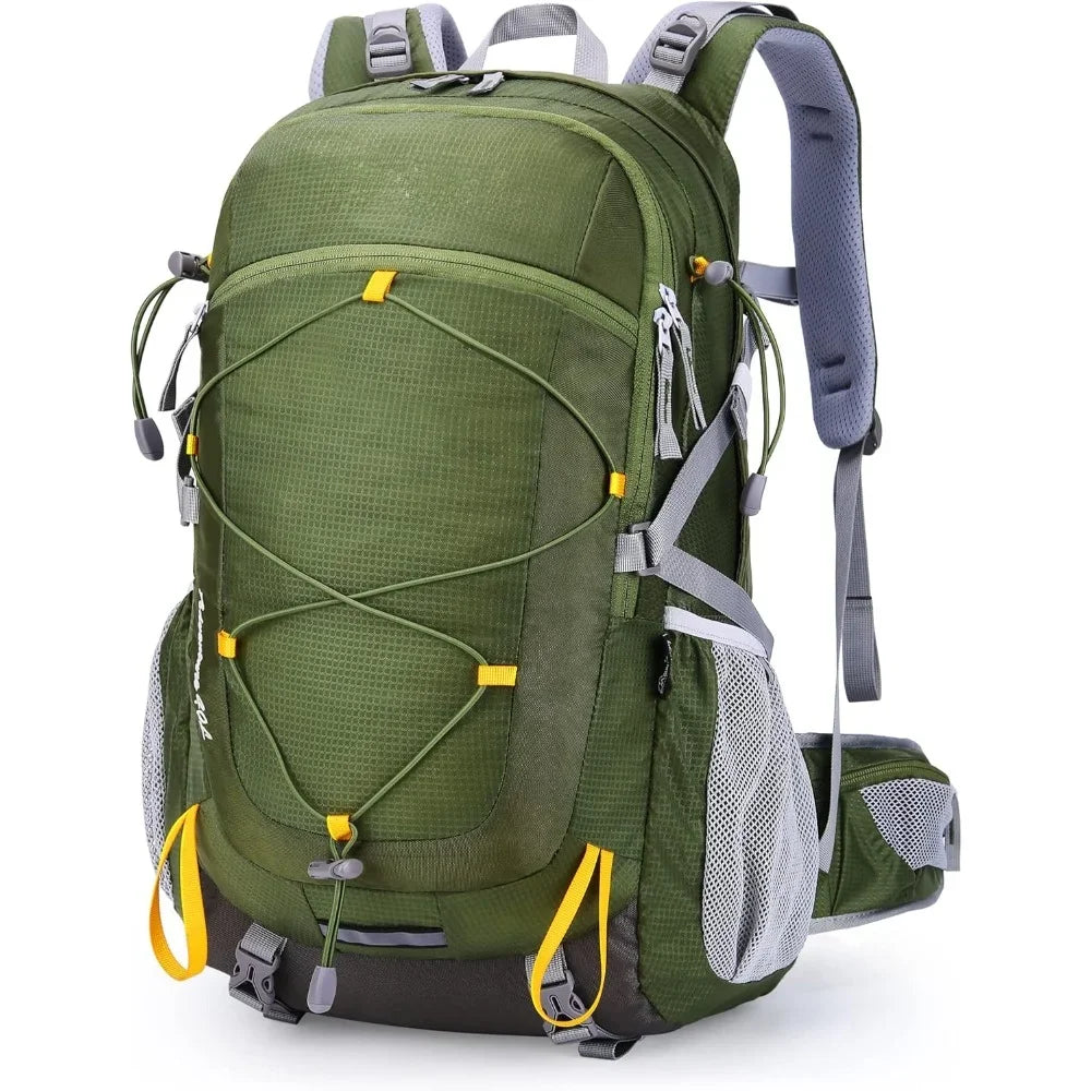 40L Hiking Backpack Travel Daypack with Rain Cover for Outdoor Camping and Backpacking - Wild Paw Outdoors