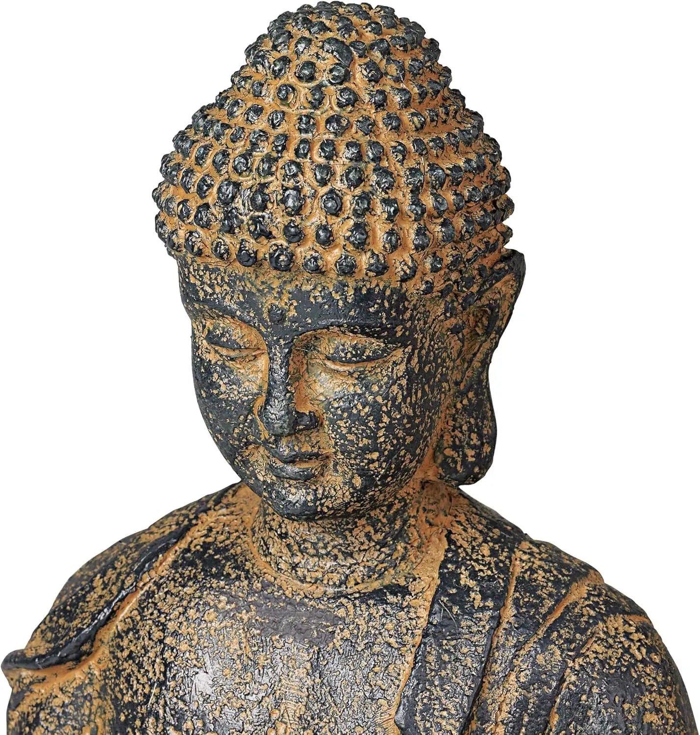 Sitting Buddha Zen Outdoor Water Fountain With LED Light - Wild Paw Outdoors