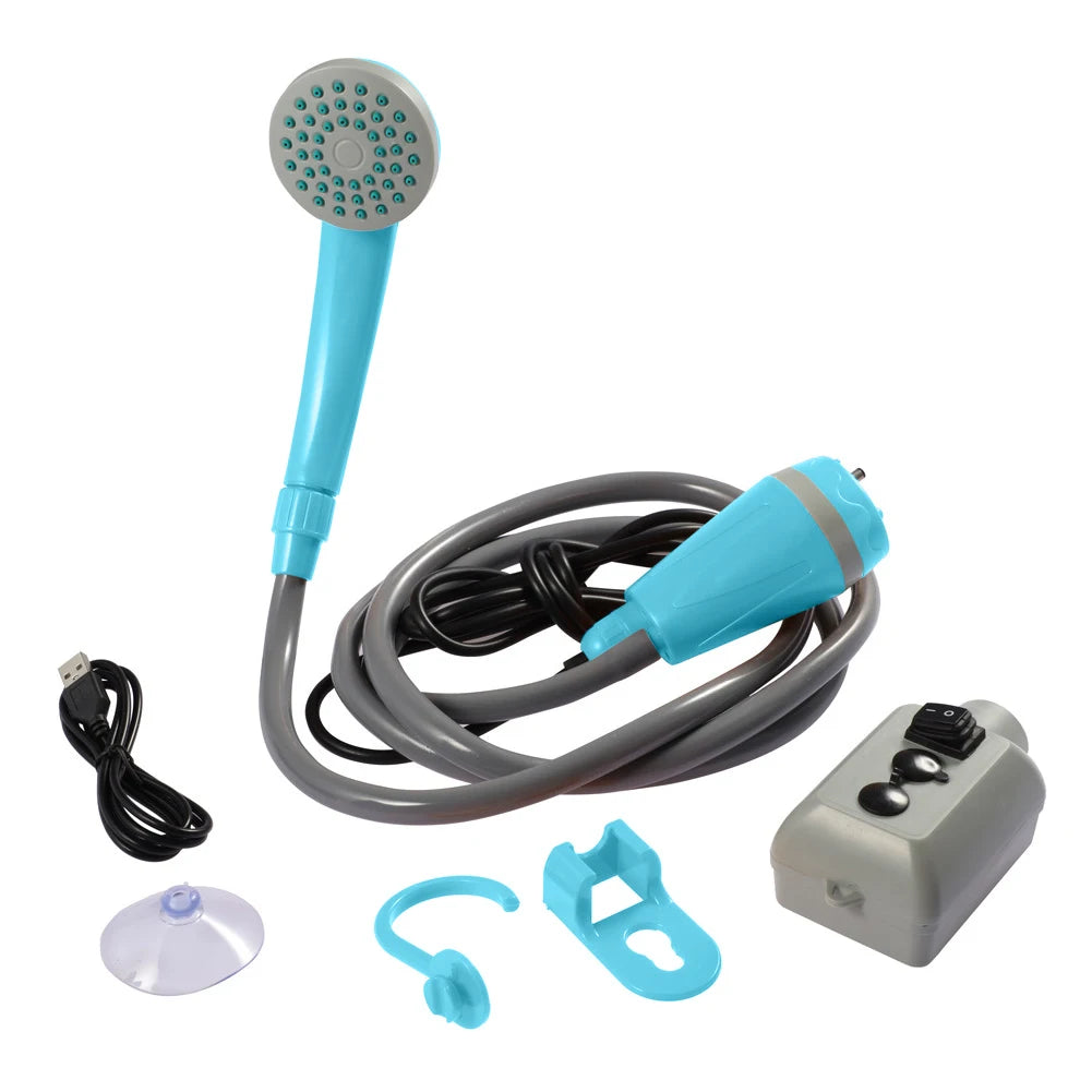 Rechargeable Portable Camping Shower Pump For Outdoor Use