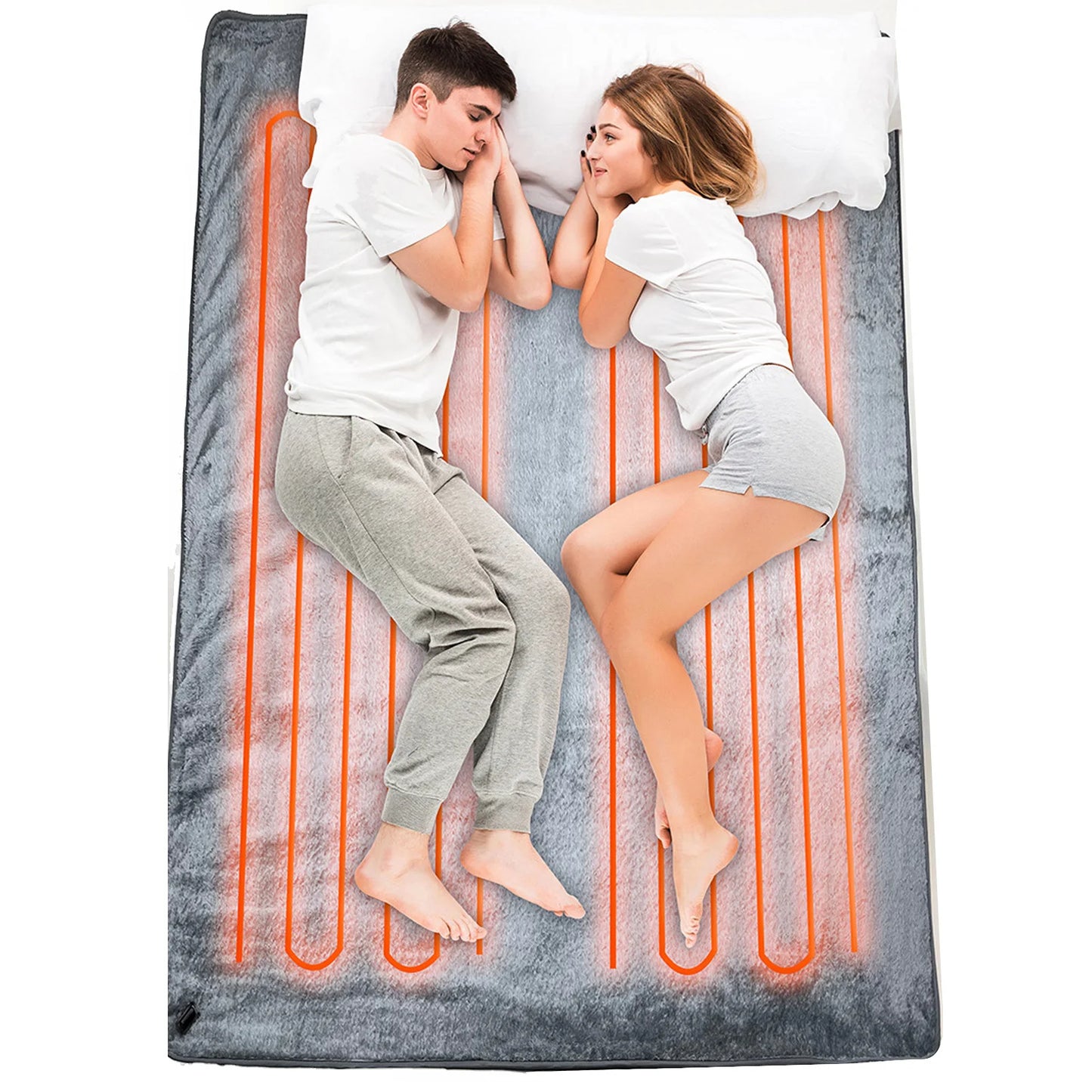 72W Heated Flannel Car Blanket Electric 12V For Travel