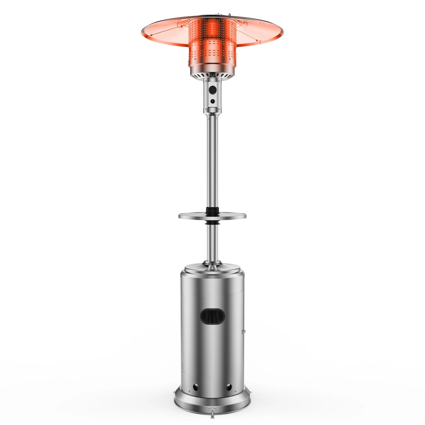 42000 BTU Umbrella Propane Patio Heater Stainless Steel