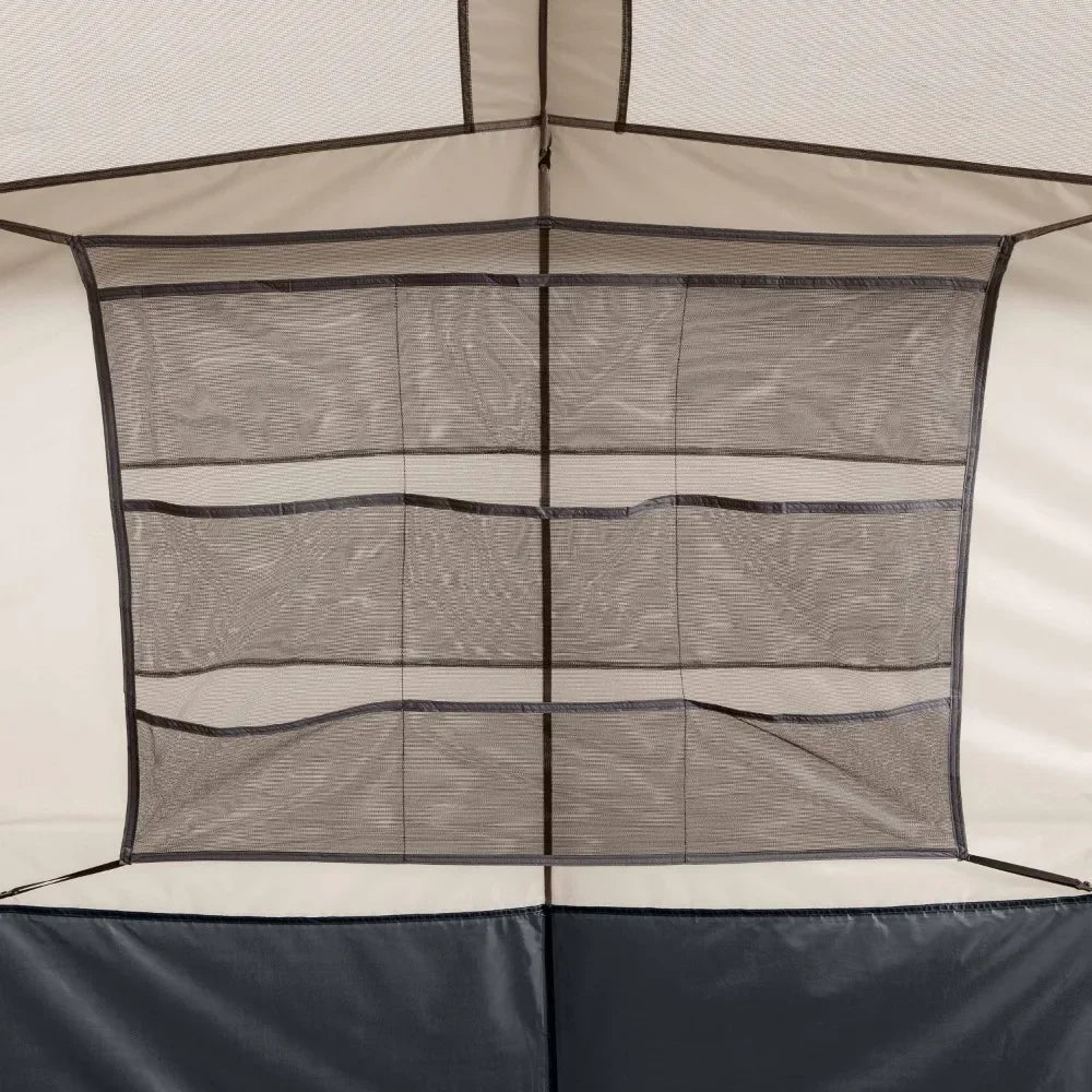10 Person Camping Tent 14 x 10 Instant Cabin Tent with Room Divider for Two Rooms - Wild Paw Outdoors