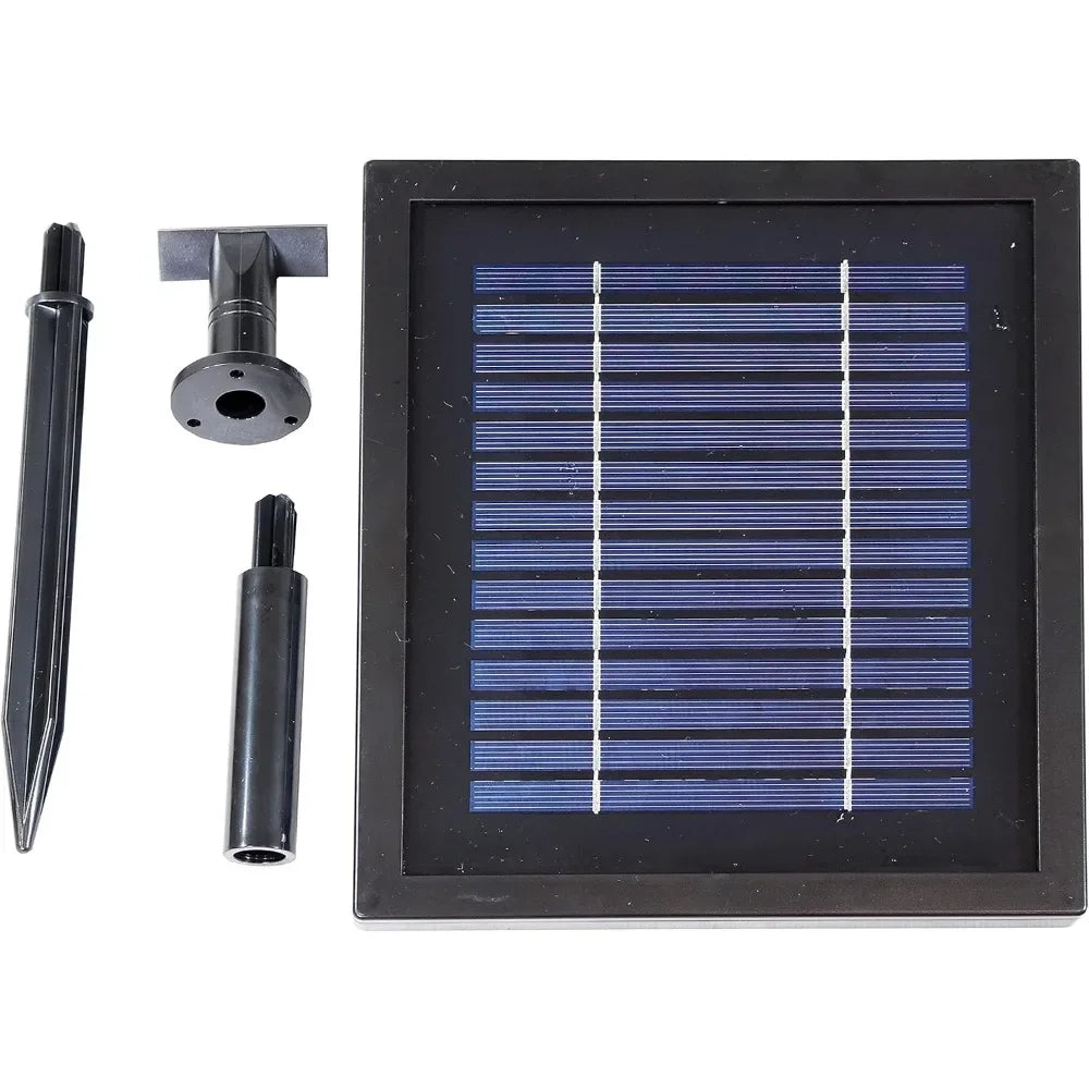 46 Inch Two Layer Solar Fountain with Battery Backup Submersible Pump Durable Outdoor Fountain - Wild Paw Outdoors