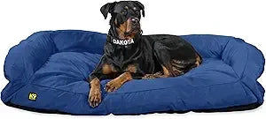 Tough Bolster Nesting Pillow X-Large Sofa Dog Bed with Removable Washable Cover Durable Water Resistant - Wild Paw Outdoors