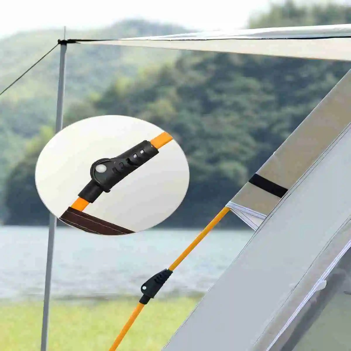 Sunshade Self Driving Camping Tent Two Doors and Windows