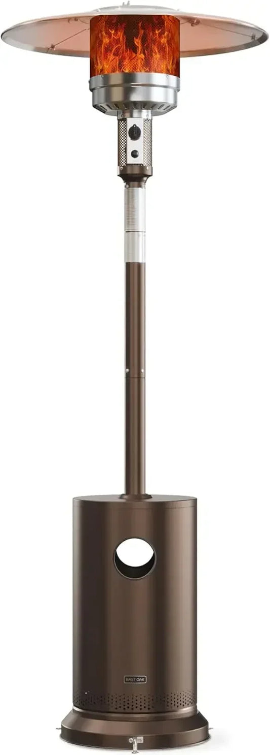 48000 BTU Outdoor Patio Heater With Round Table Bronze