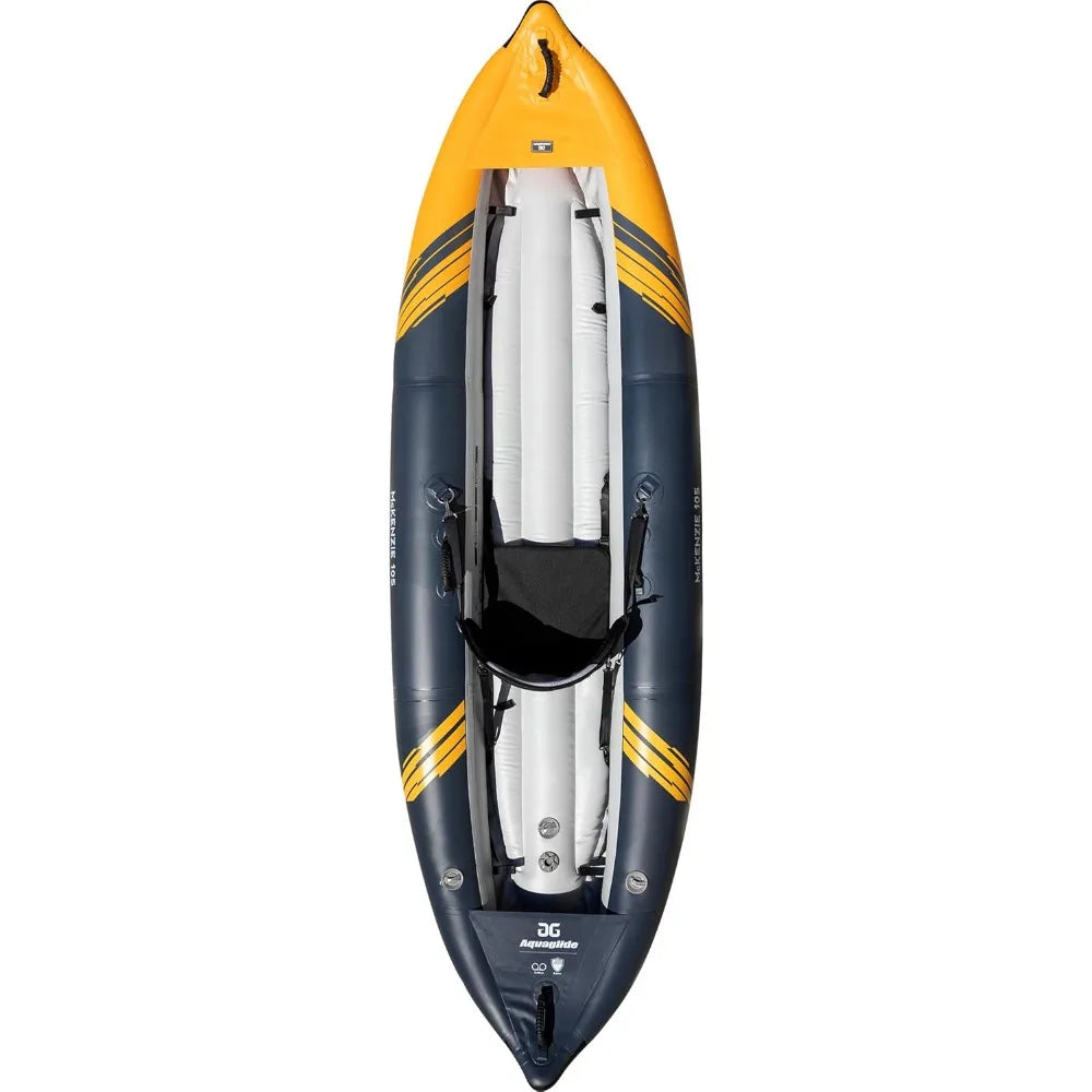 McKenzie Whitewater Recreational Hybrid Kayak Gold Black Outdoor Furniture - Wild Paw Outdoors
