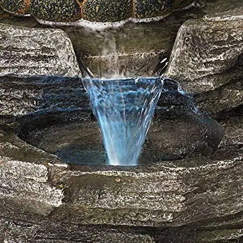 Sitting Buddha Zen Outdoor Water Fountain With LED Light - Wild Paw Outdoors