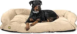 Tough Bolster Nesting Pillow X-Large Sofa Dog Bed with Removable Washable Cover Durable Water Resistant - Wild Paw Outdoors