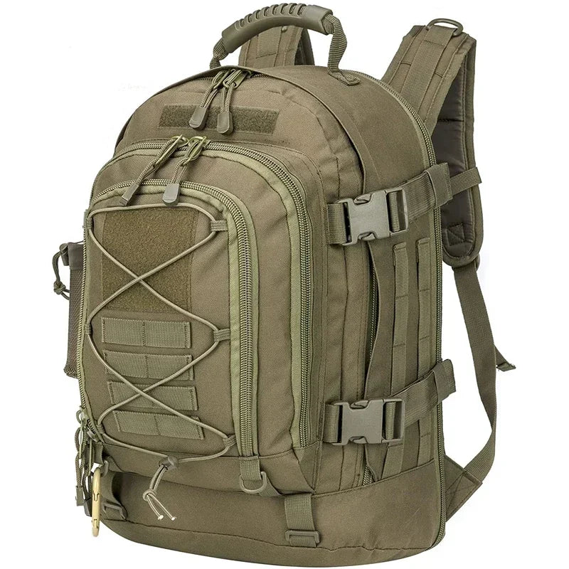 LQARMY 60L Military Tactical Backpack Army Molle Assault Rucksack Outdoor Travel Hiking Camping Hunting mochila hombre - Wild Paw Outdoors