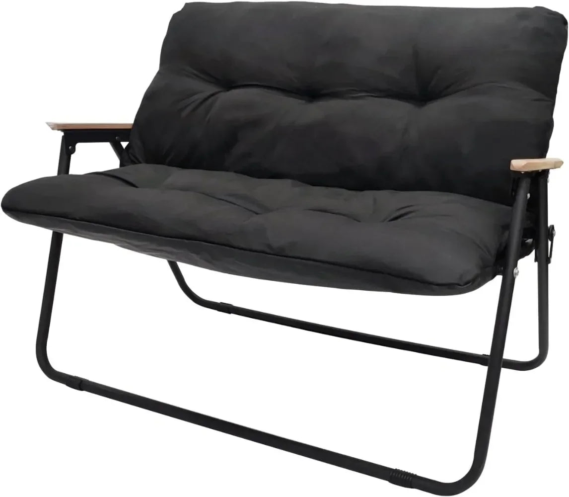 Loveseat Camping Chair for Adults Heavy Duty Double Seat with Seat Cushion - Wild Paw Outdoors