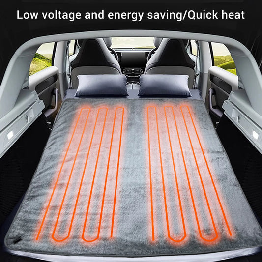 72W Heated Flannel Car Blanket Electric 12V For Travel