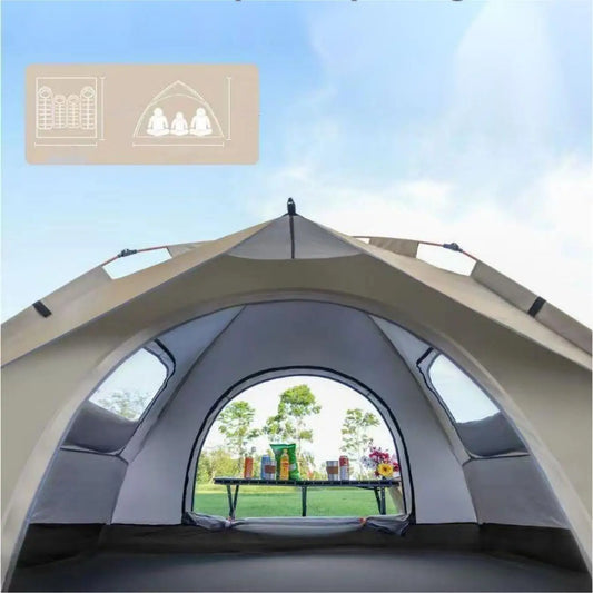 Sunshade Self Driving Camping Tent Two Doors and Windows