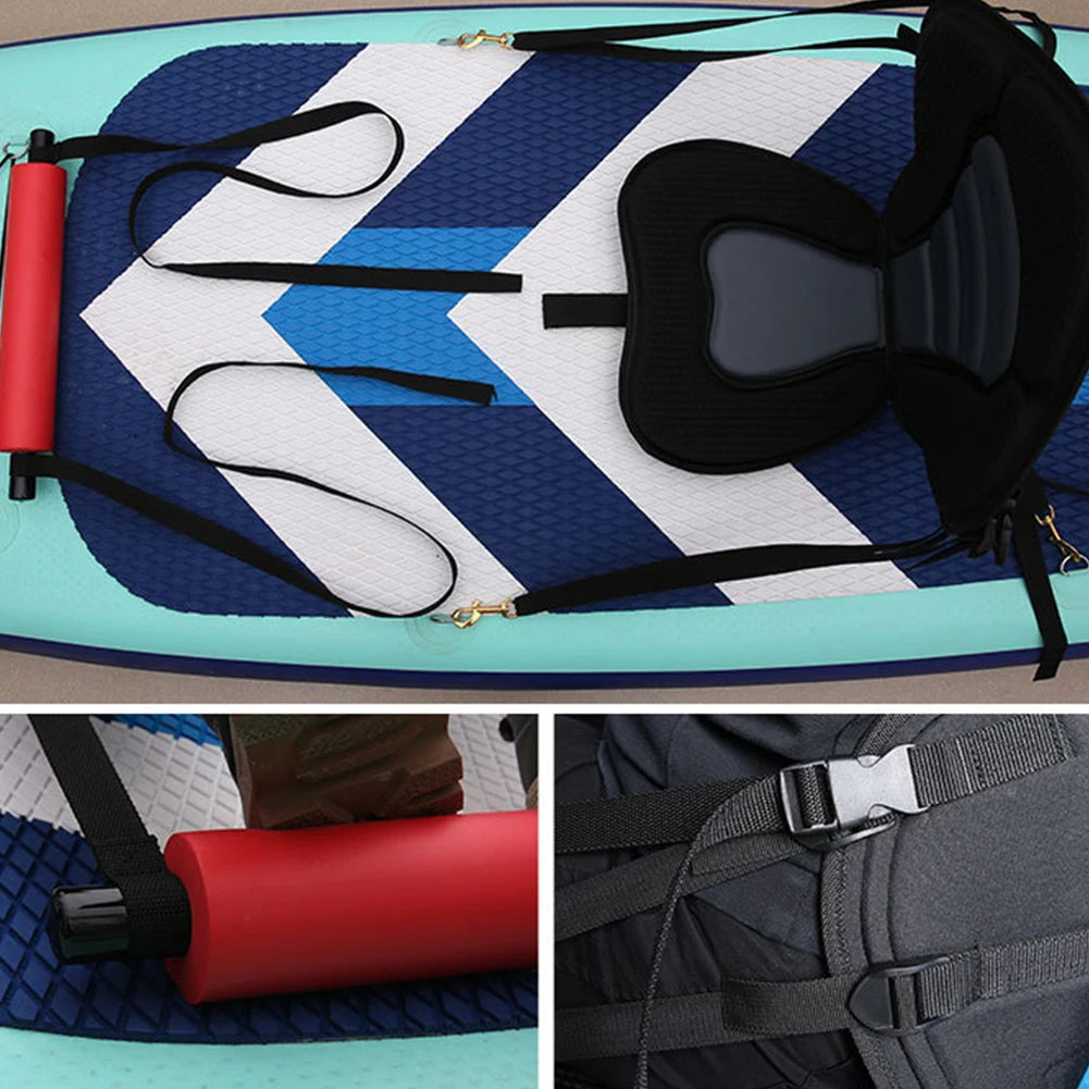 Paddle Board Adjustable Seat Pedals Cushion Outdoor Rowing Pedal Kayak Accessories for Inflatable Boats and Kayaks - Wild Paw Outdoors